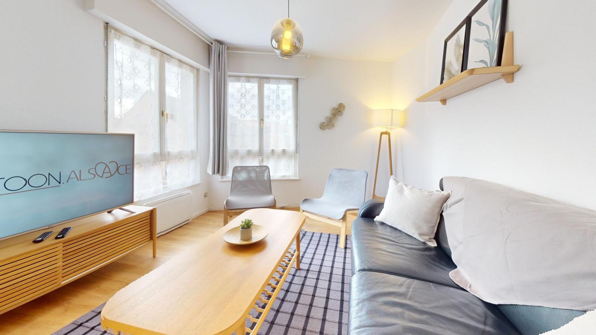 Elegance, Appartement 6 Pers 1 Parking Colmar Exteriör bild