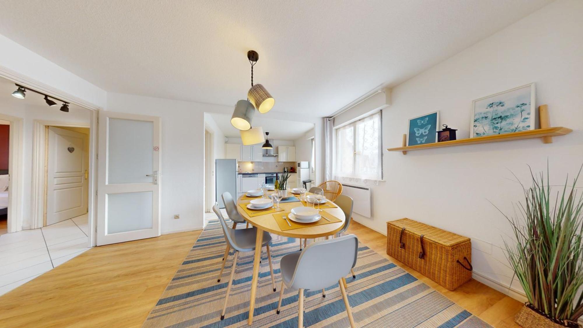 Elegance, Appartement 6 Pers 1 Parking Colmar Exteriör bild