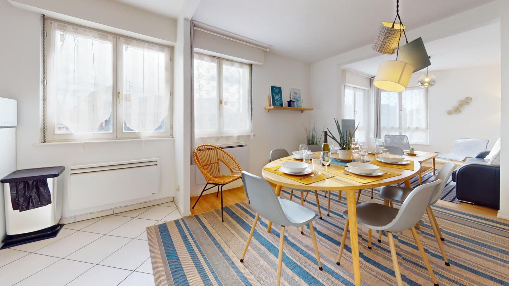 Elegance, Appartement 6 Pers 1 Parking Colmar Exteriör bild