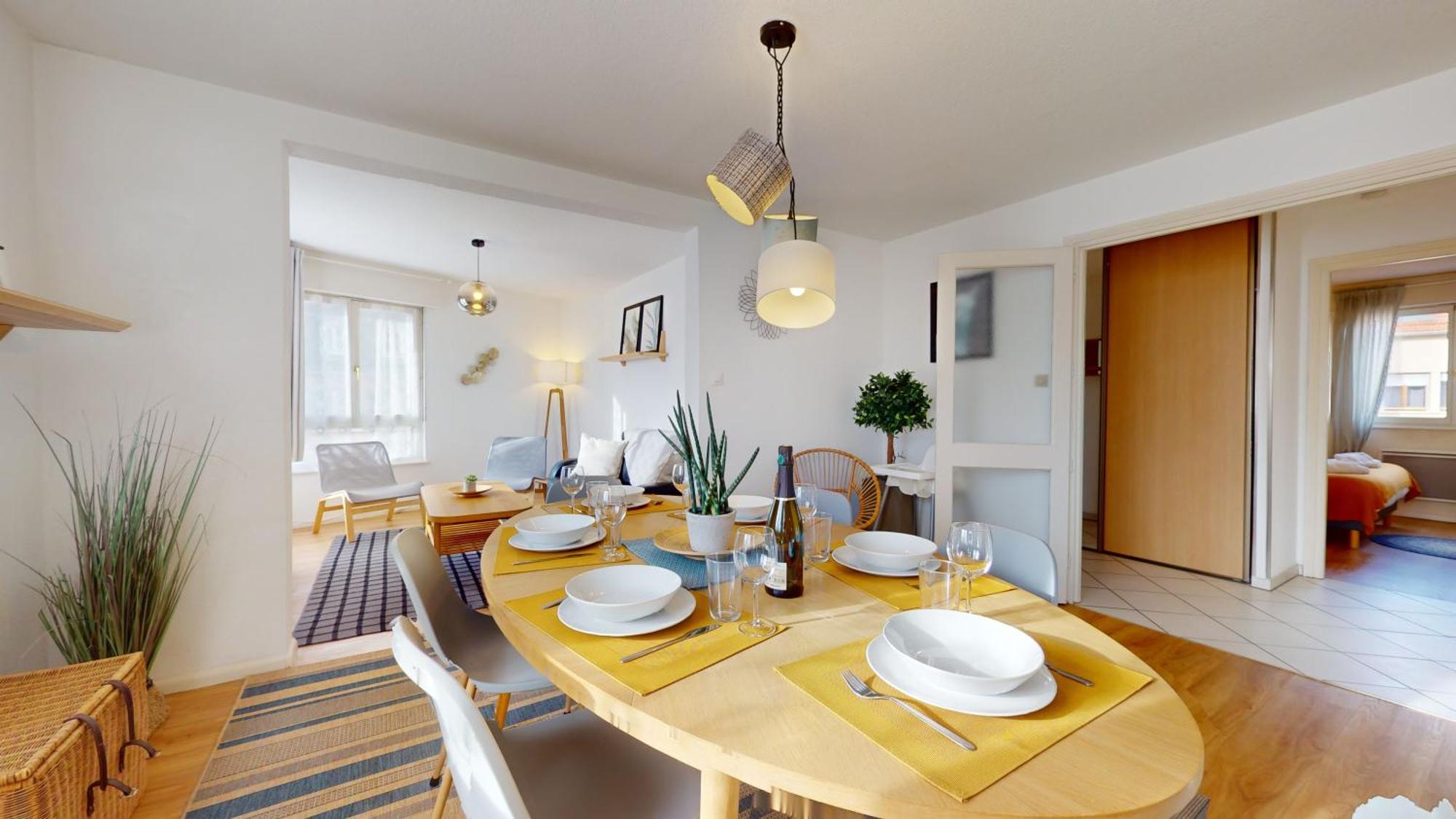 Elegance, Appartement 6 Pers 1 Parking Colmar Exteriör bild