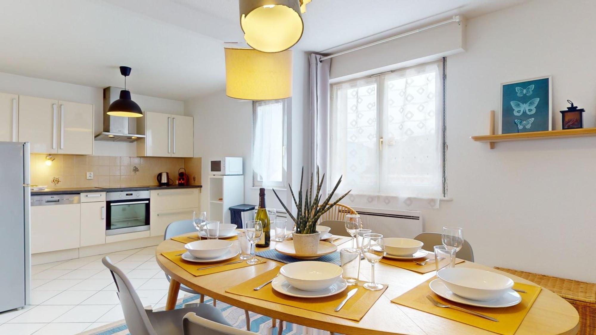 Elegance, Appartement 6 Pers 1 Parking Colmar Exteriör bild